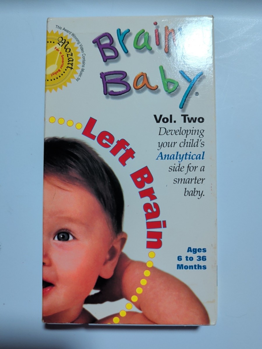 Brainy Baby - Left Brain/Classical Tunes (VHS, 2000) 618467301143