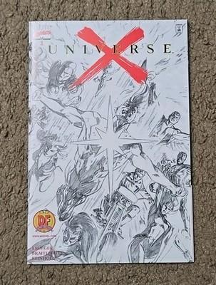 Universe X #1 Dynamic Forces Exclusive w/COA Sketch Cover  RARE ,  NM/NM+
