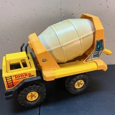 Tonka Mighty Cement Mixer Truck Turbo Diesel XMB-975  1980's Vintage