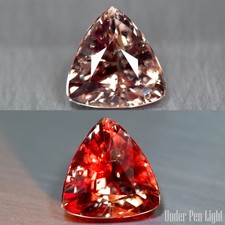 1.33Ct Fair Trillion Cut_100% Natural Color Change Garnet Gemstone