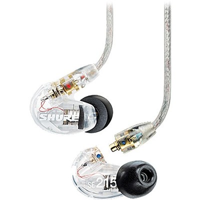 Shure SE215-CL Sound Isolating Earphones - Clear