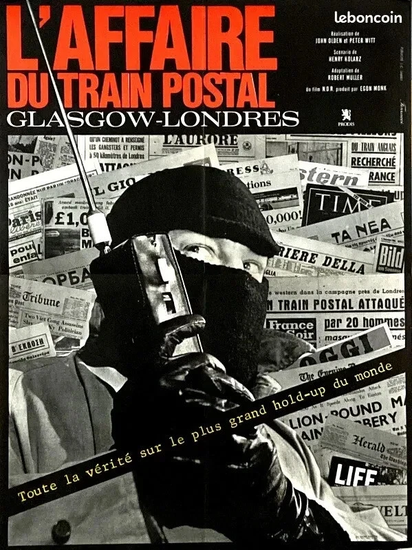 L'AFFAIRE DU TRAIN POSTAL GLASGOW-LONDRES John Old & Peter Witt 1967 60X80 - Photo 1/1