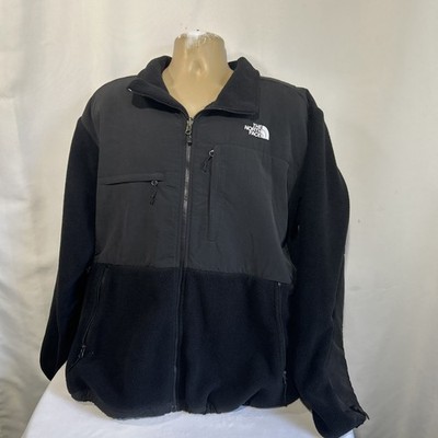 The North Face Denali Hybrid Polartec Jacket Mens Sz XXL Black Fleece Full Zip
