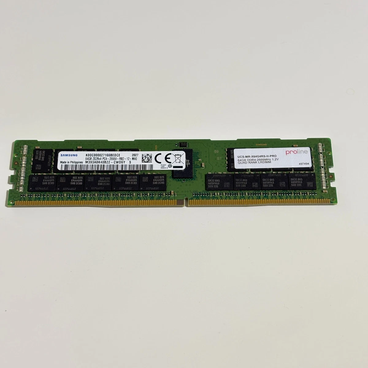 Samsung DDR4 SDRAM 64 GB Total Capacity Memory (RAM) for sale | eBay
