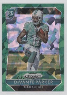 2015 Panini Prizm Rookies Green Crystal 11/75 Devante Parker #228 Rookie RC 00jz