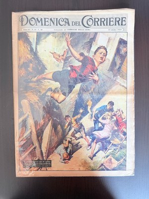 Domenica del Corriere No.41 October 1959 Il Dramatico Do di Cheto by Claudio Vil