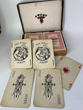 Antikes Romm&eacute; Set ASS Altenburg 1933 108 Karten Komplett 4 Joker Steuerstempel