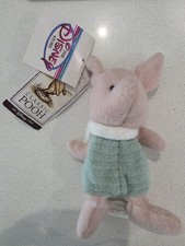 Disney Store Classic Pooh Piglet 8" Bean Bag Plush New With Tags