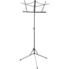 Musician's Gear Folding Music Stand Black Old Style