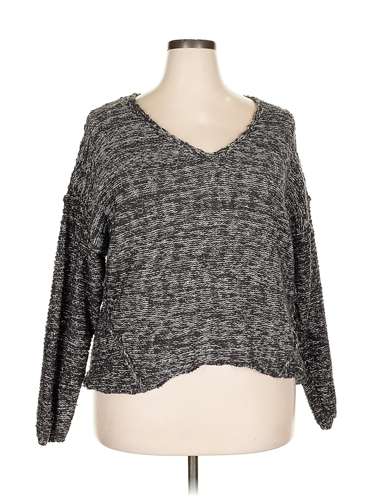 Universal Thread Women Gray Pullover Sweater XXL - image 1