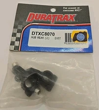 Duratrax Rear Hub Set Evader St EVST 2wd Truck Buggy Vintage Rc DTXC8070