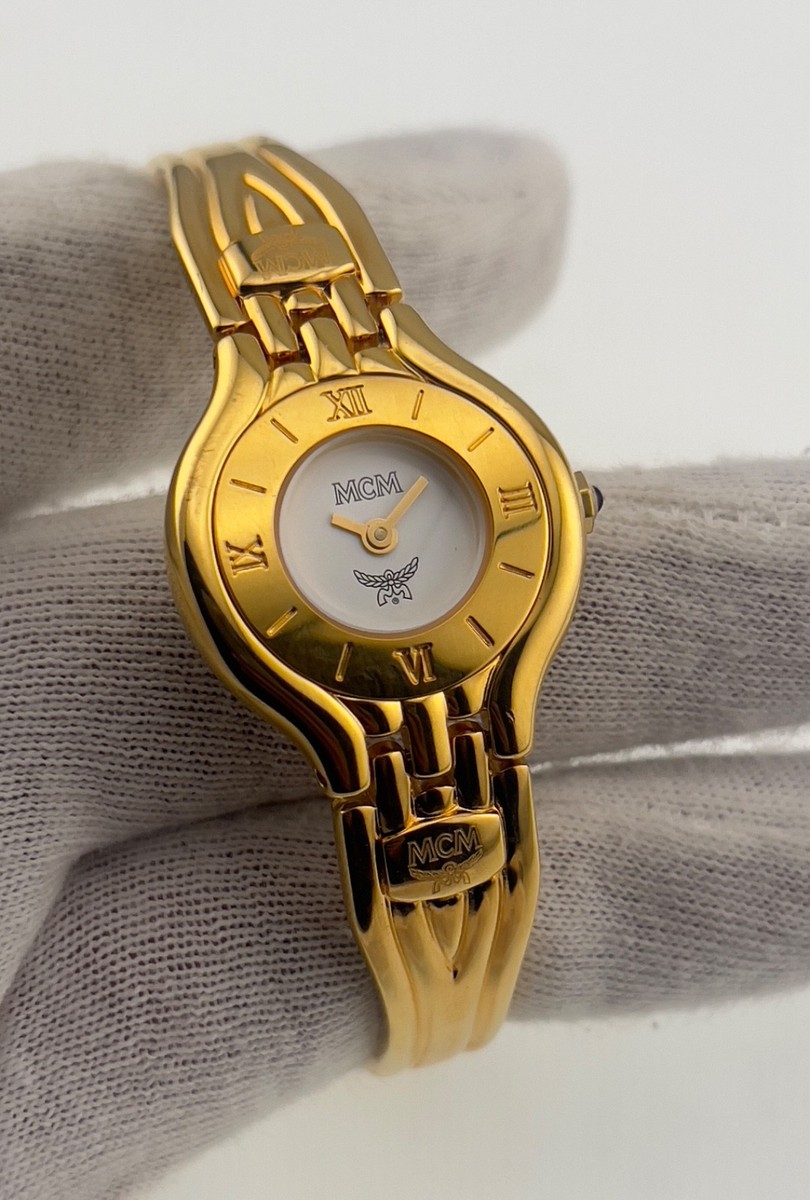 MCM Swiss Made Ladies Gold-Plated Watch – Frankenstein Build  display picture 3
