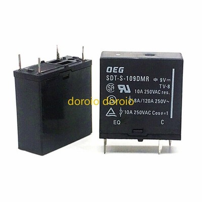 2Pcs/Lot New SDT-S-109DMR 9VDC Power Relay 4Pins