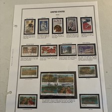 Strony kolekcji USA w uchwytach w idealnym stanie używane flagi państwowe Great American Issue Nx