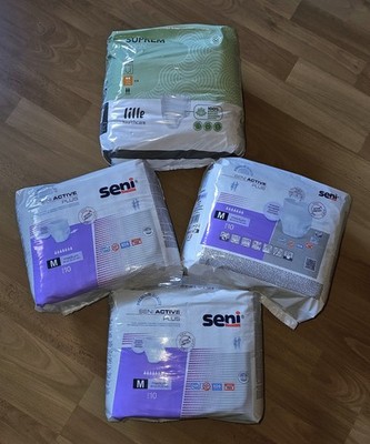 UNISEX INKONTINENZ-HÖSCHEN 3x Seni Activ plus Gr M und 1 weitere Gr M