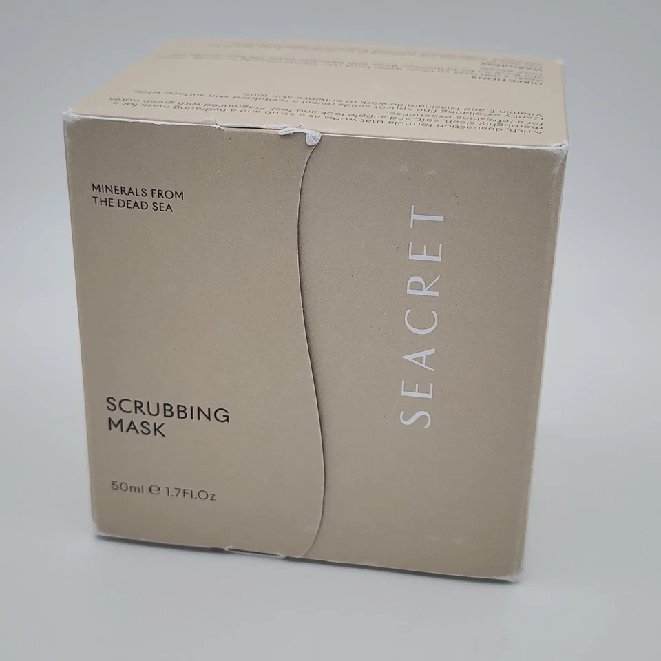SEACRET 2-en-1 Mascarilla Exfoliante Facial NUEVA versión Renovar Máscara Rica en Minerales Foto 2 de 4
