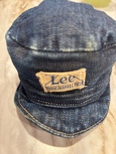 Rare 1940's 13 in. Buddy Lee Doll dark denim Engineer hat