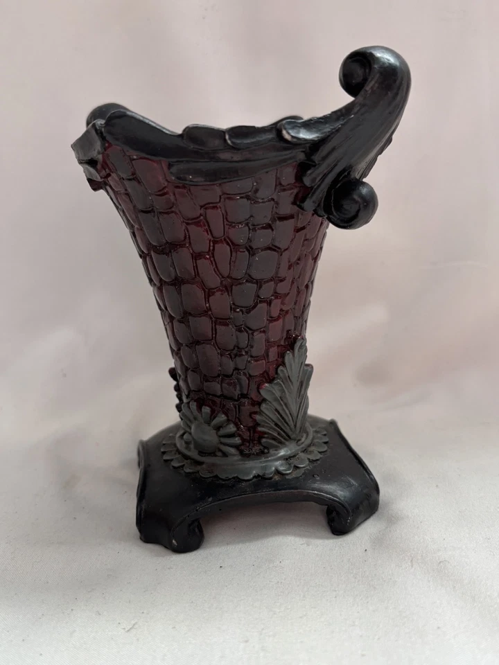 Candelabro adornado decoración del hogar ecléctico - 5 1/2" color bronce Foto 2 de 4