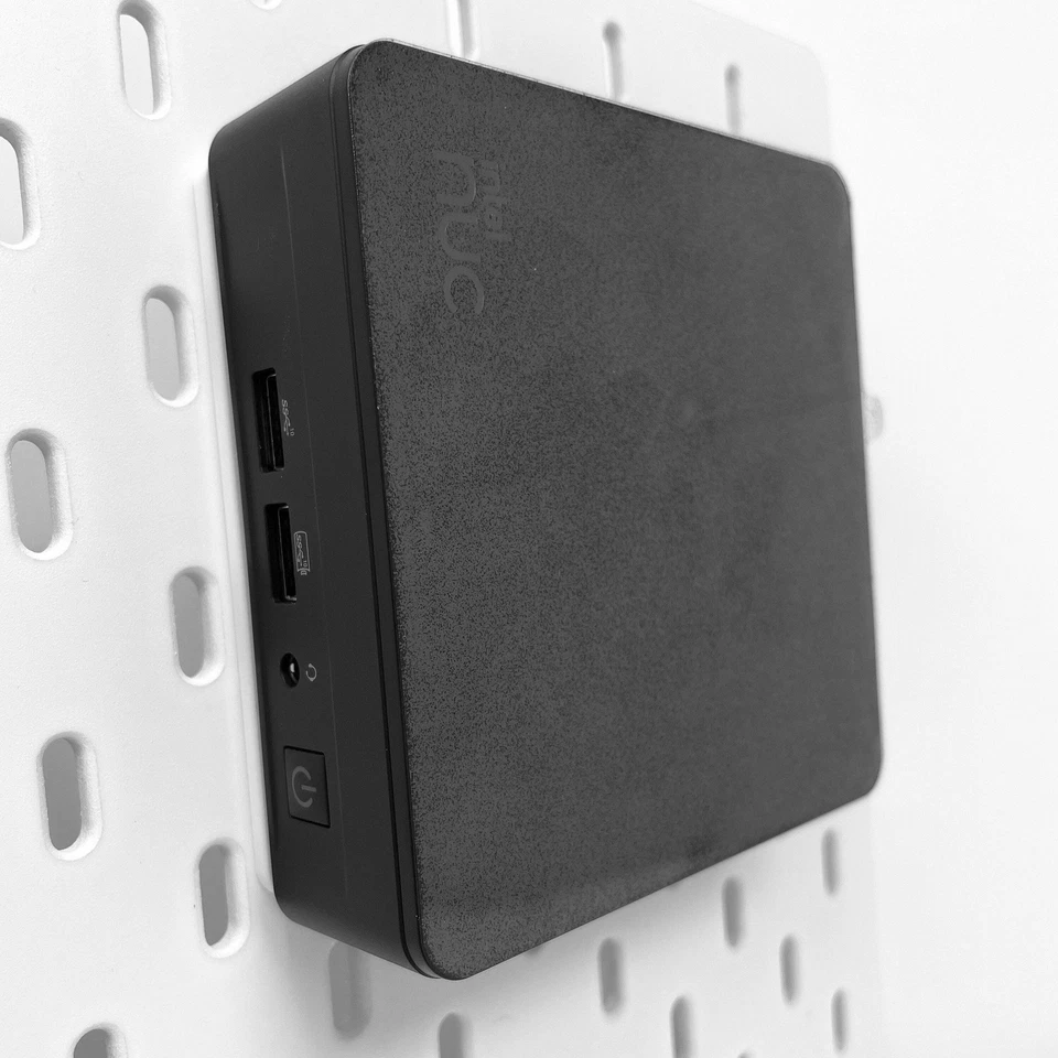 IKEA SKADIS Halterung für Intel NUC Computer | Zubehör für Ikea Skadis Lochplatt