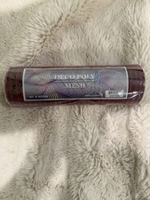 Deco Poly Mesh 10  x 10 Yards Burgundy Metallic Color Mesh BRAND NEW SEALED