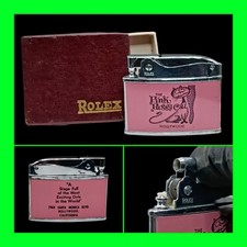 Vintage The Pink Pussycat Santa Monica Blvd Hollywood CA Flat Ad Lighter w/ Box 