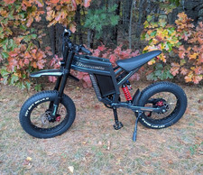 Powerful 20"Electric Bike 60V 30Ah Mountain eBike Hydraulic Brakes E-Motorcycle