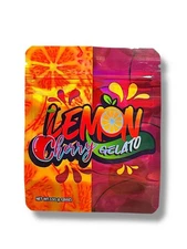 Lemon Cherry Gelato 3.5g Mylar Bags – Exotic Empty Packaging, Limited (50-Pack)