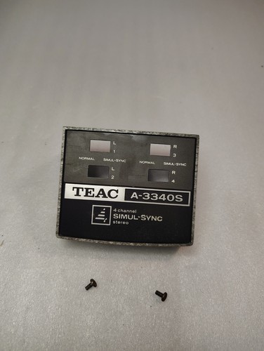 Teac A-3340S reel to reel machine, heads cover