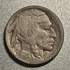 1914-D Buffalo Nickel. Near  Full Horn Details. Key Date. Holo-restored Coin (C)