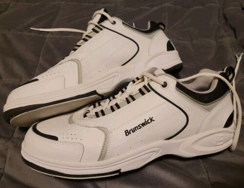 Scarpe da bowling Brunswick Phantom II da uomo sneakers bianche K208-9 taglia 12 M