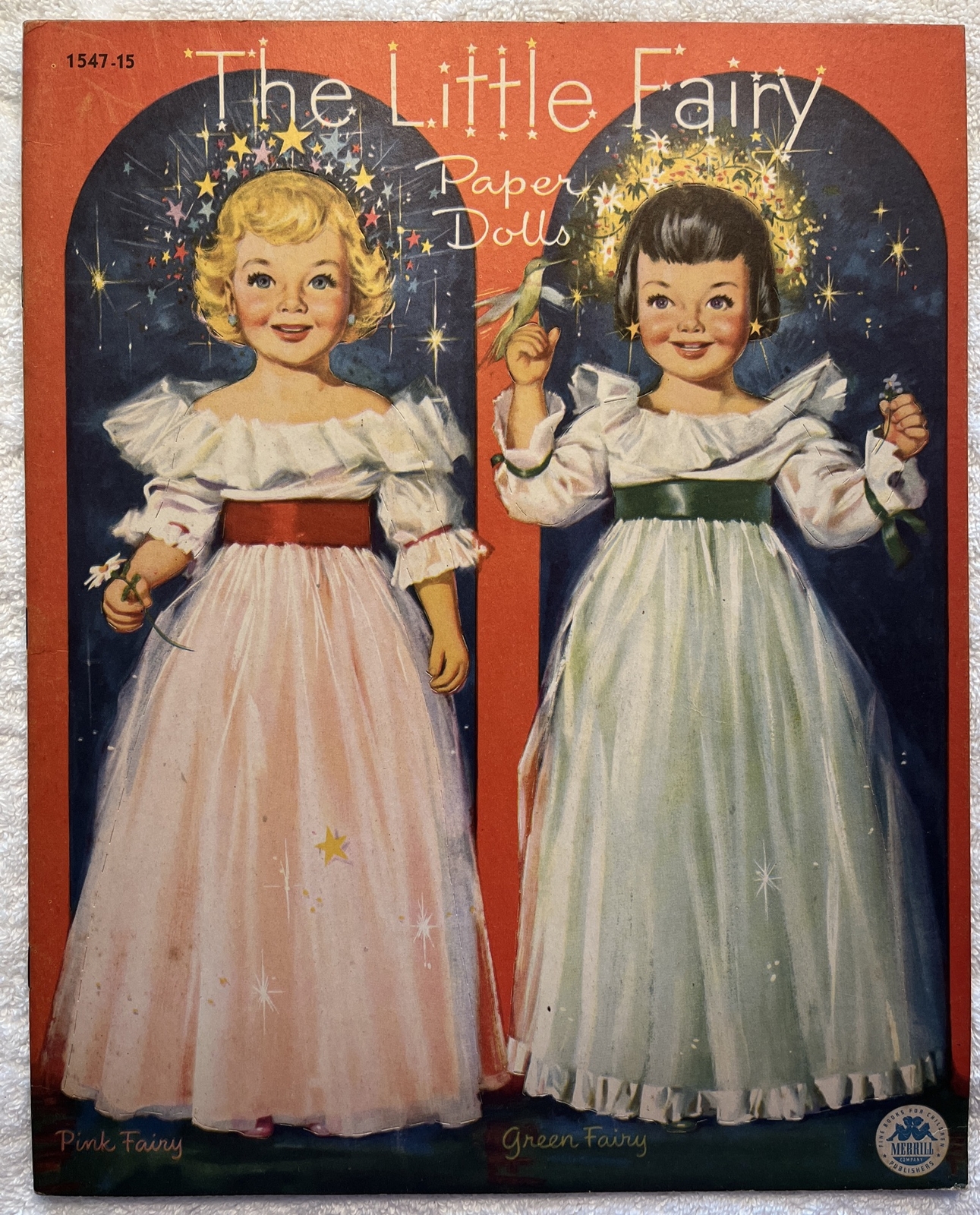 Uncut Paper Doll Book - 2 Fairies, 2 Children, 1951