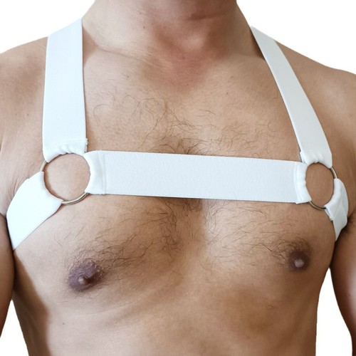 Mens Chest Shoulder Harness Underwear Pride Party Club Lingeire Top Gay Costume - Picture 19 of 21