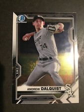 2021 Bowman Baseball Andrew Dalquist Chrome Prospect Chicago White Sox 