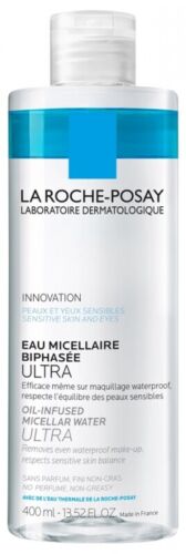 La Roche-Posay Biphase Ultra Oil Infused Micellar Water 400ml Sensitive SkinEyes - Picture 1 of 1