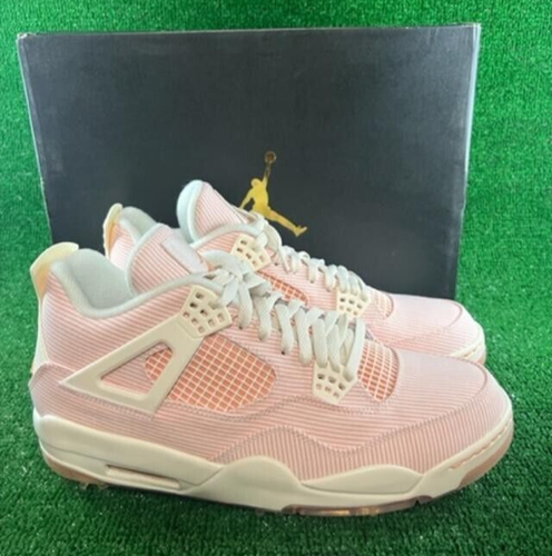 Nike Jordan IV G NRG Seersucker Golf Shoes Sail Apricot Agate CZ2439-101 Sz 12.5 | eBay