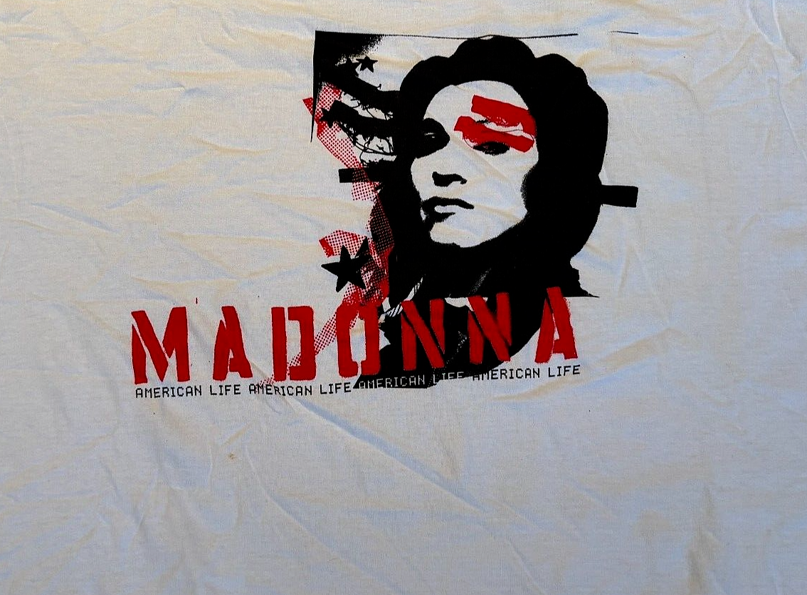 Vintage MADONNA 2003 American Life Shirt Size XL. New