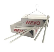 Cartoncini Grucce pantaloni pz.2000 Mevo Antipiega Antiscivolo