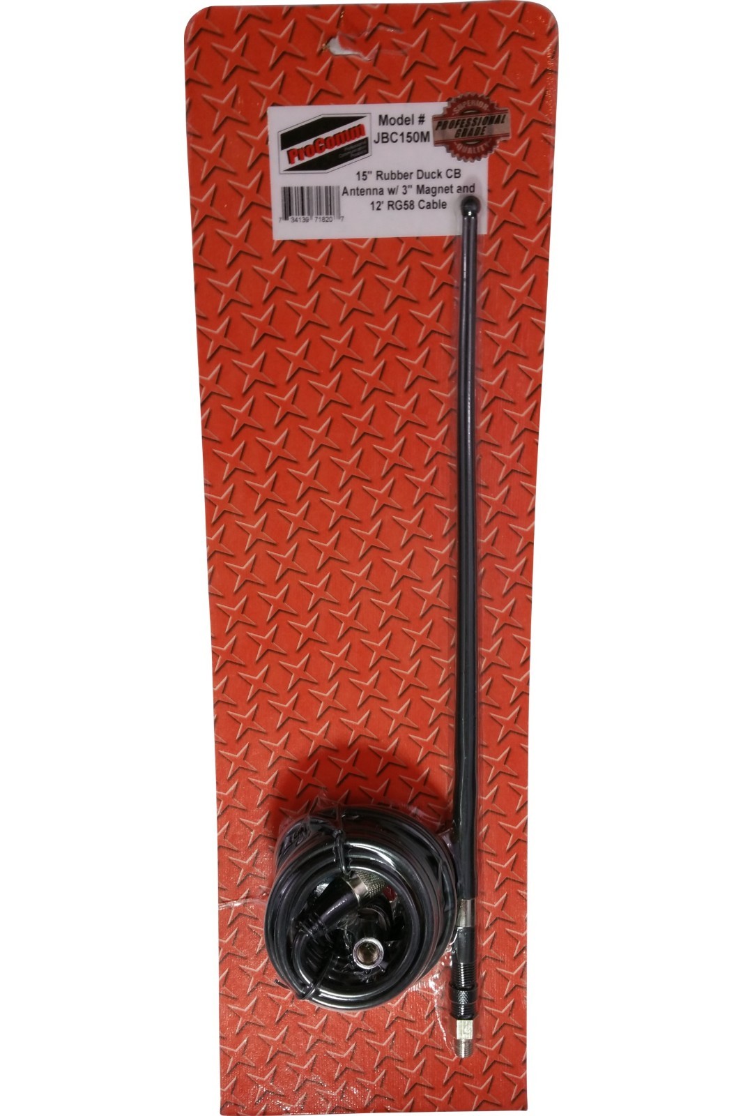 JBC150M 15" Mount Heavy Duty Rubber Duck Antenna CB eBay