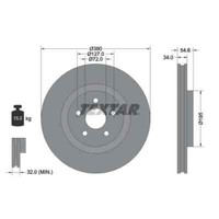Textar 2X Bremsscheibe 92281905