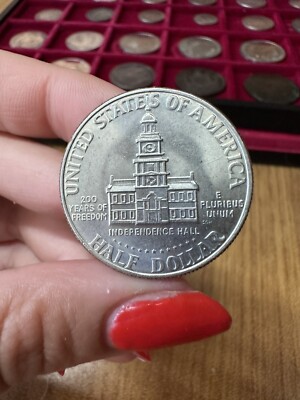 1976-S Kennedy Half Dollar "BU" 40% SILVER Bicentennial US Coin In Mint Cello - Foto 12