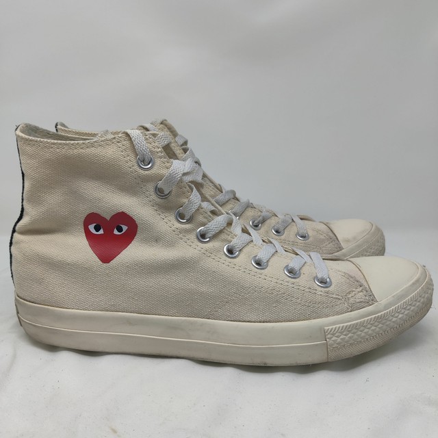 converse comme des garcons size 12