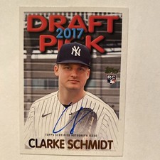1-2021 Topps Archives 1994 RC Draft Pick Auto Clarke Schmidt Yankees 176/200