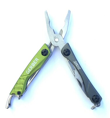 GERBER Multi Tool Mini Tool Dime Green Keychain Keyholder | eBay Australia