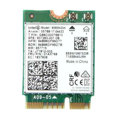 Intel 9560 dual band 2.4g/5GHz wireless bluetooth 5.0 802.11ac m.2 Wi-Fi card