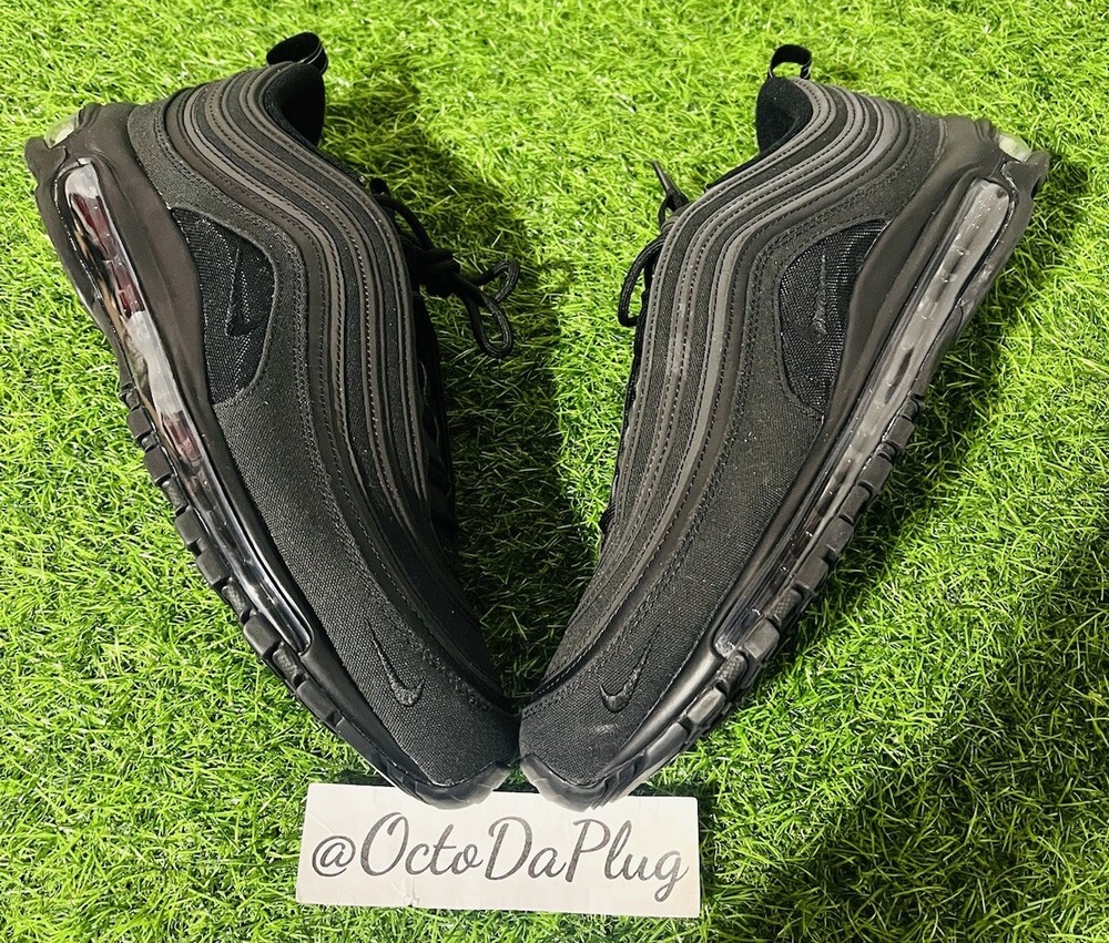 Nike Air Max 97 Triple Black Premium Mens Running Shoes