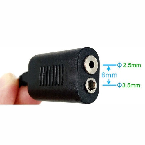 2Pin M Type Extension Adapter Cable for Motorola GP308 CP200 CP040 Radio Headset - Zdjęcie 6 z 8