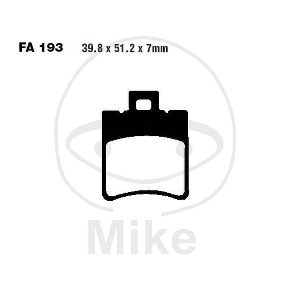 COPPIA PASTIGLIE FRENO RMS ANTERIORE ORGANICHE PIAGGIO Vespa PX 150 2002