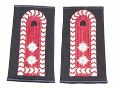 Aufschiebeschlaufen Löschmeister Mecklenburg FF Schulterstücke FFW Uniform Hemd