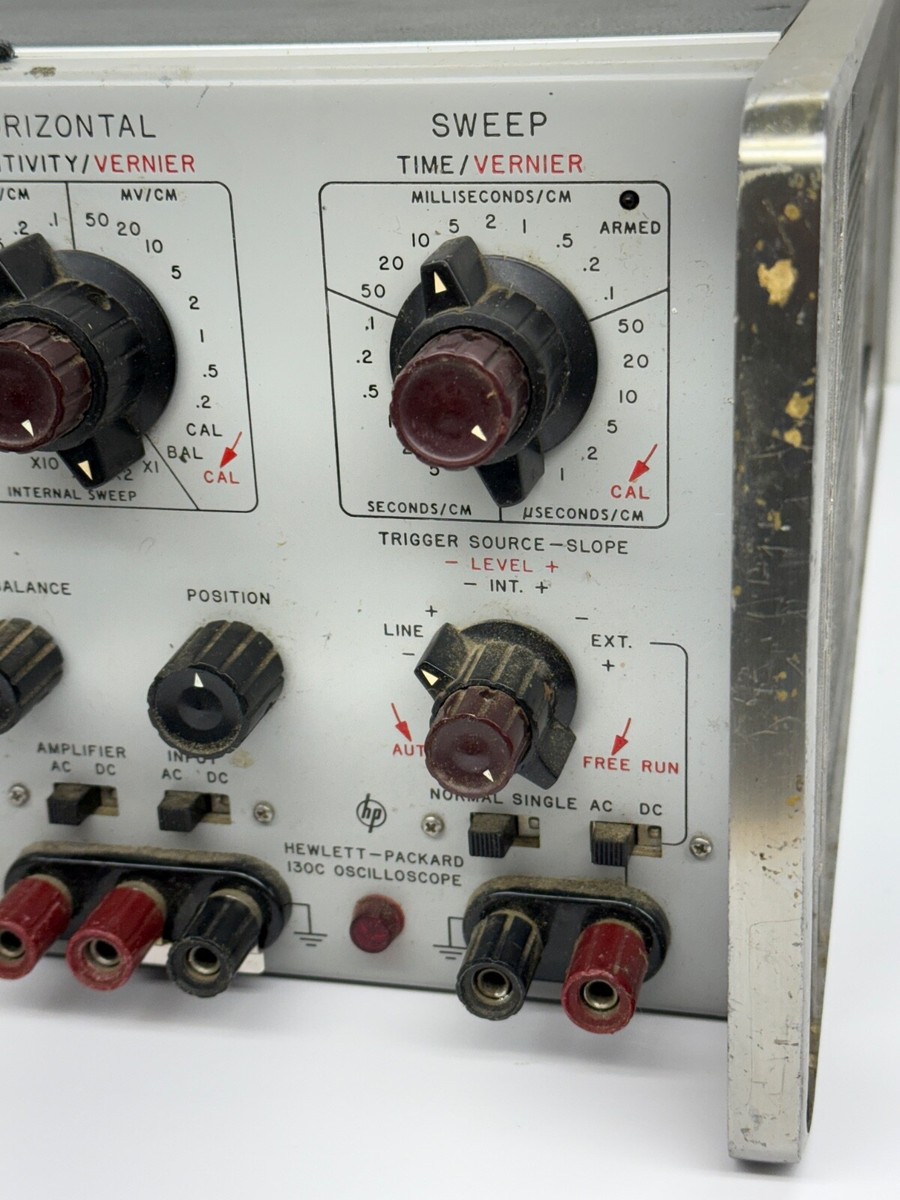 Vintage HP Hewlett Packard 130C Oscilloscope for sale online | eBay