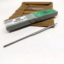 Box of 12 Nicholson 38010 Round Handle Needle File 6-1/4″ Long, Cut #2 Barrette